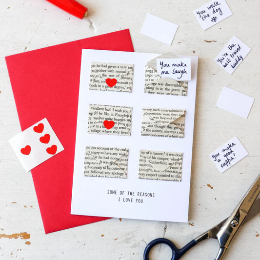 Six Love Note Mini Envelope Card