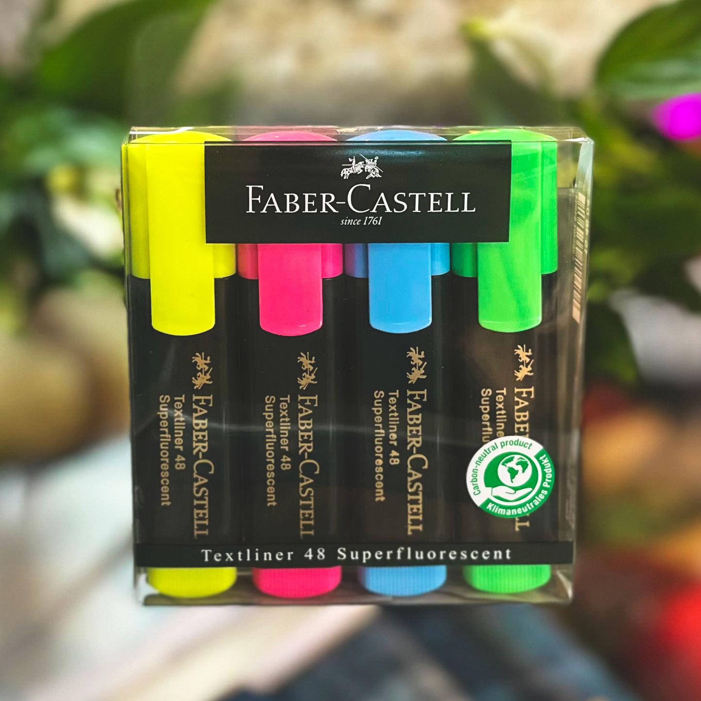 Faber-Castell Highlighter Super Fluorescent Text Liners: Pack of 4
