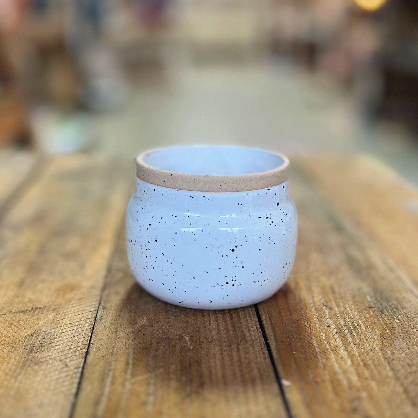 Spotted Ceramic Mini Pot