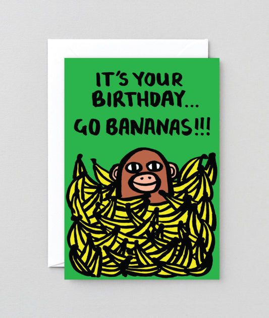 Go Bananas! Birthday Card