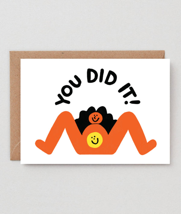 You did it Greetings Card