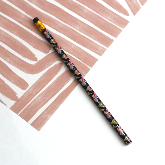 Navy blue bloom Pencil