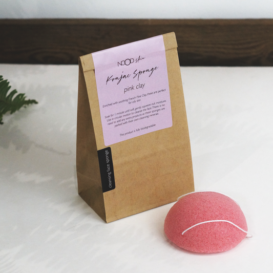 Pure konjac sponge - pink