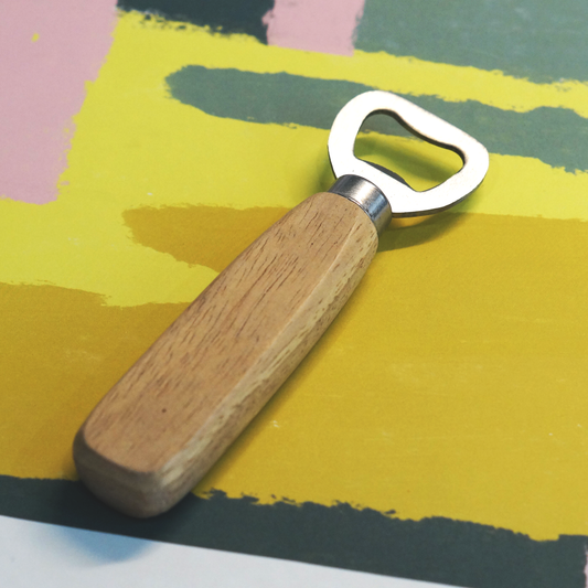 Bamboo Bottle Opener