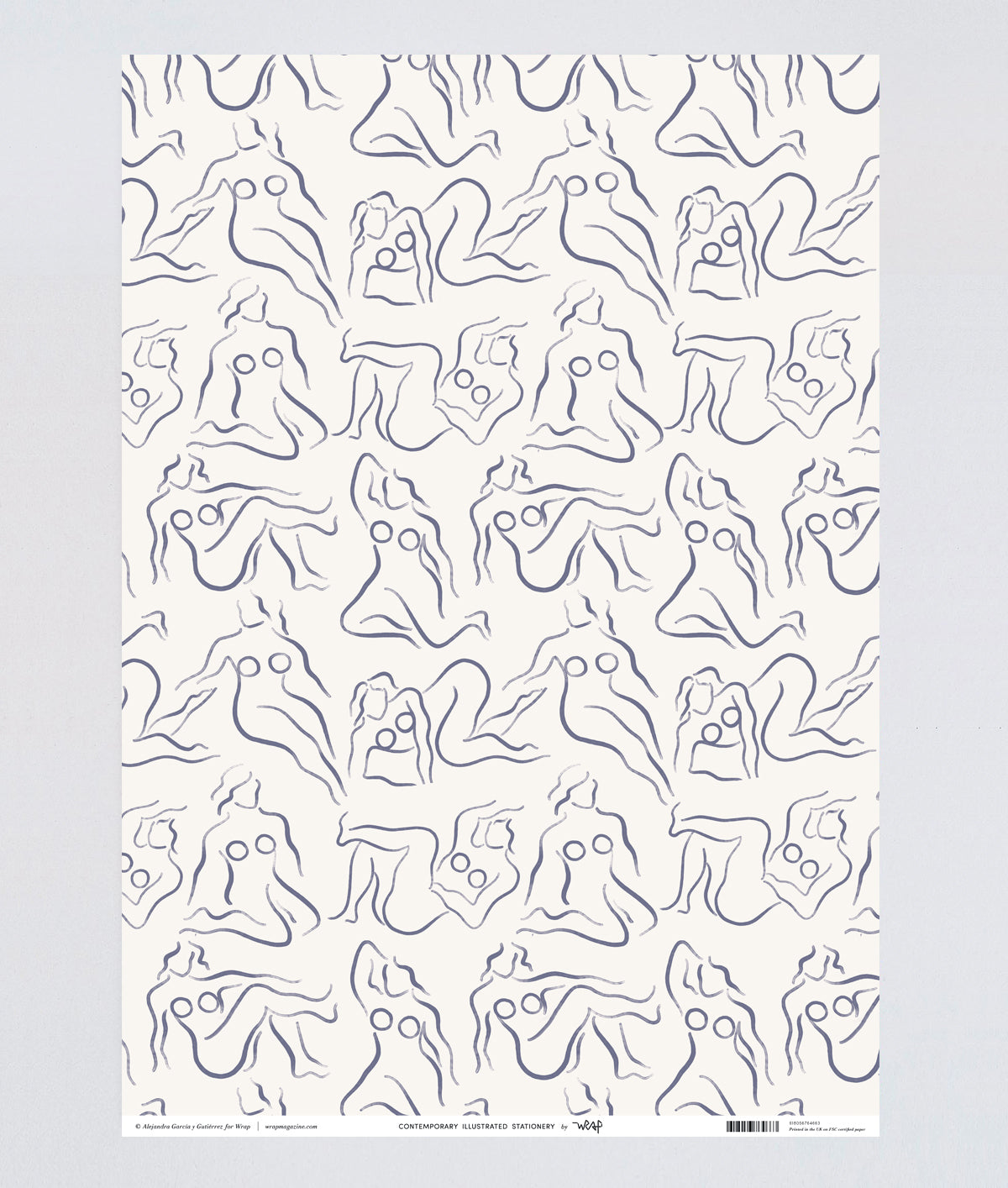 Figures wrapping paper