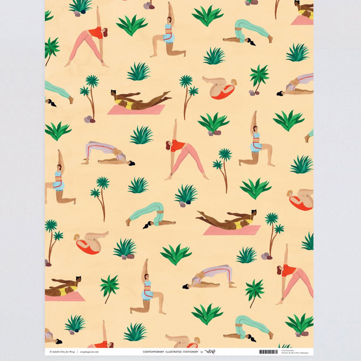 Yoga Wrapping Paper NOODStores