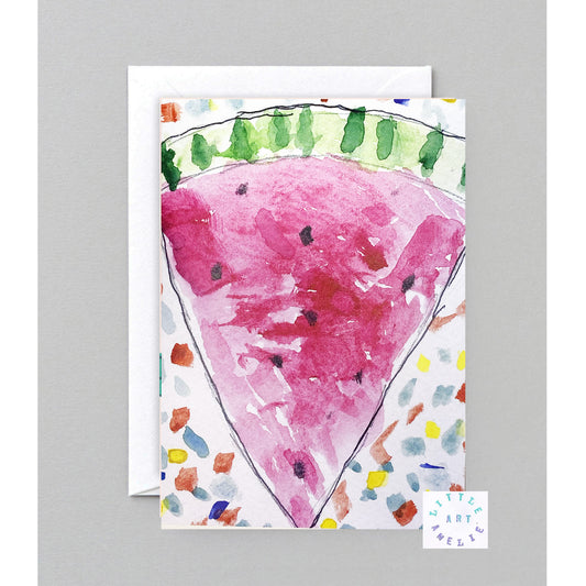 Watermelon blank Greetings card