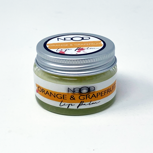 Orange & grapefruit lip balm