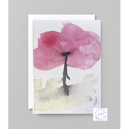 Poppy blank Greetings card